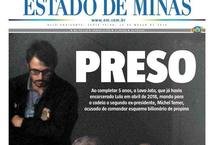 Confira a Capa do Jornal Estado de Minas do dia 22/03/2019