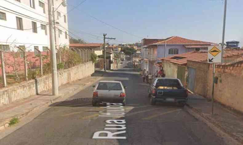 O crime ocorreu na Rua Itiub, 193, Bairro Araguaia(foto: Reproduo/Google Maps)