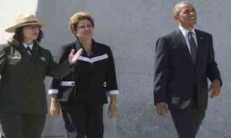 Dilma foi recebida por Barack Obama no ltimo dia 29, na Casa Branca, em Washington(foto: AFP Photo)