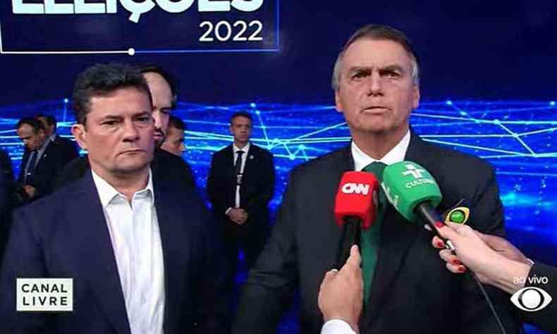 Srgio Moro e Jair Bolsonaro