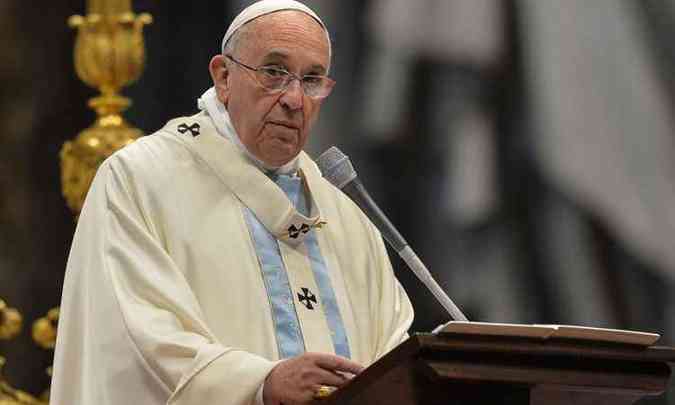 Papa condenou o atentado e pediu que todos se oponham  difuso do dio e a toda forma de violncia(foto: Andreas Solaro/AFP )