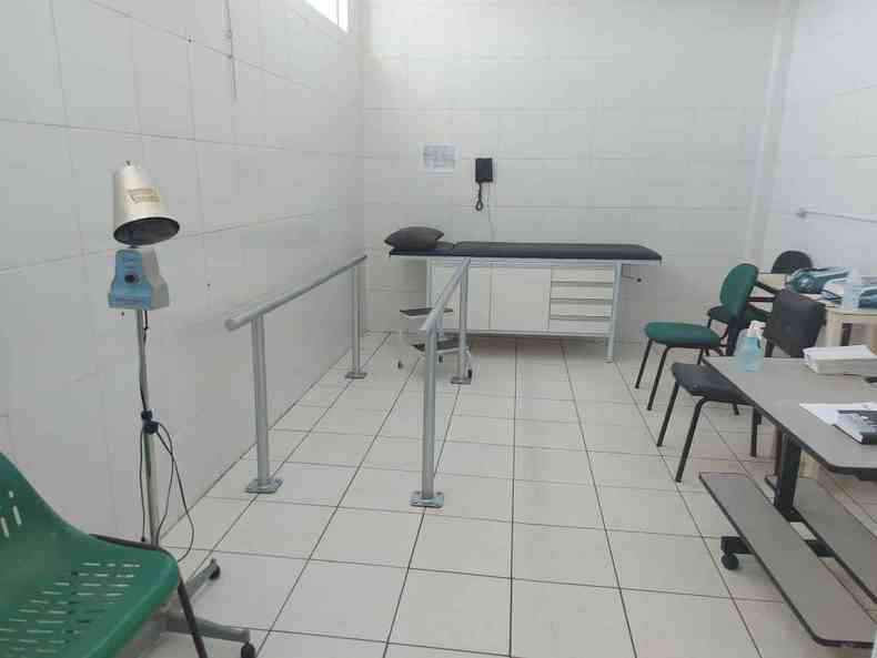 Salas montadas com novos equipamentos permite a reabilitao de quem necessita no ps-COVID-19(foto: Acervo/ Asscom PMI)