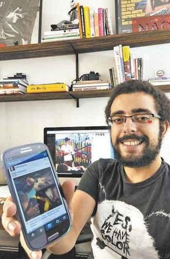 Andr� Macedo fez dois minicurtas usando os rec�m-lan�ados recursos do Instagram (foto: Maria Tereza Correia/EM/D.A PRESS)
