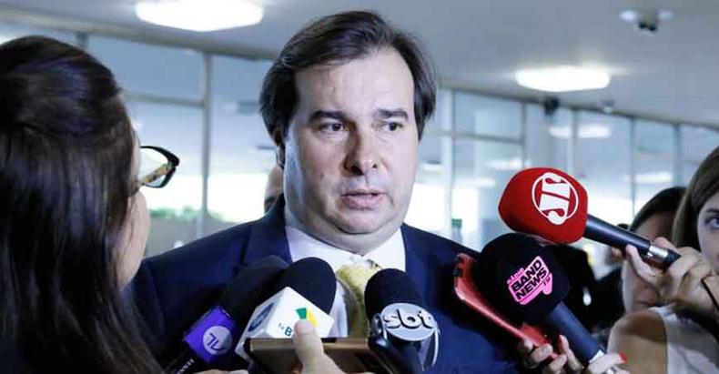 Rodrigo Maia, presidente da Câmara, diz que não está brigando por protagonismo, mas não convenceu interlocutores(foto: Luís Macedo/Câmara dos Deputados) Rodrigo Maia, presidente da Câmara, diz que não está brigando por protagonismo, mas não convenceu interlocutores(foto: Luís Macedo/Câmara dos Deputados)