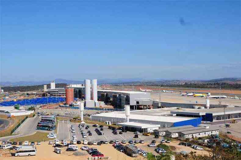 Aeroporto de Confins, na Regio Metropolitana de Belo Horizonte