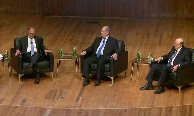 Ex-candidatos  Presidncia do Brasil em debate na Brazil Conference 2019(foto: Reproduo da internet/Youtube)
