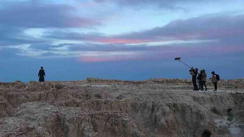 Em 'Nomadland', Frances McDormand interpreta uma mulher viajando pelo Oeste americano(foto: Searchlight Pictures/Handout)