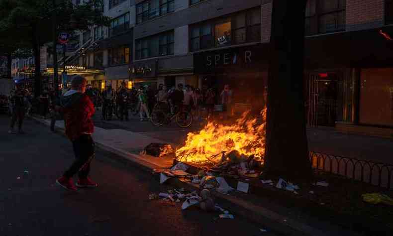 Protestos em em Nova York(foto: Dvi Dee Delgado)