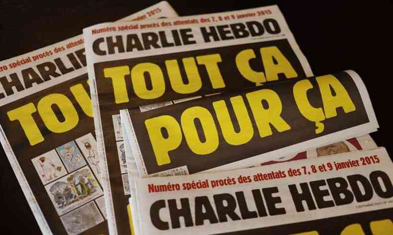 Capa da nova edio do Charlie Hebdo, com o ttulo 