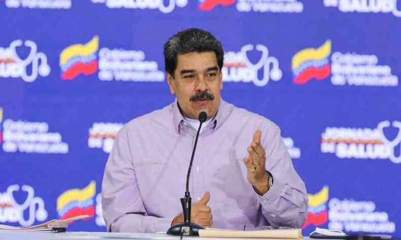 Nicols Maduro, presidente da Venezuela(foto: Reproduo/ Redes sociais)