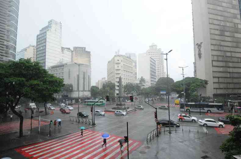 Chuva forte em Belo Horizonte, Minas Gerais