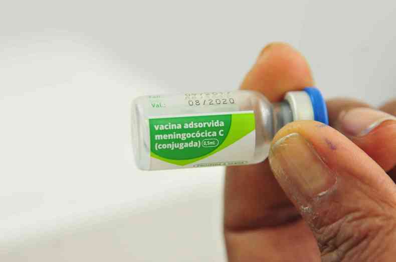 Fransco de vacina para meningite