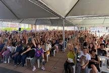 Greve de professores em BH continua e amplia press�o sobre prefeitura por negocia��o