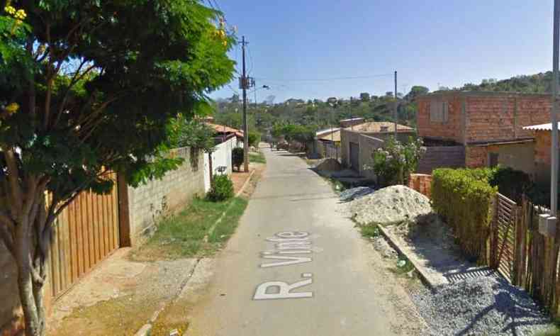 Local no qual o crime ocorreu, segundo a PM(foto: Reproduo/Google Street View)