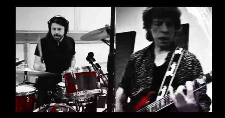 Dave Grohl e Mick Jagger juntos em novo clipe 