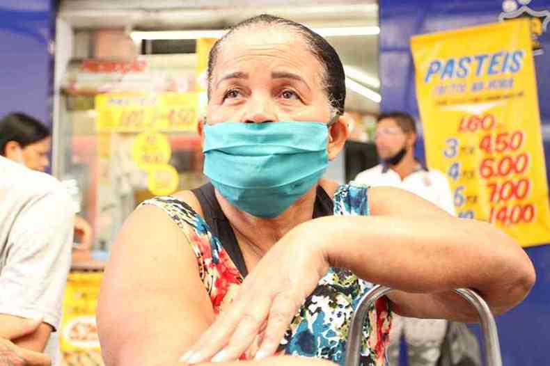 Albertina Severina diz que as pessoas no souberam se comportar e teme lotao de hospitais(foto: Edsio Ferreira/EM/D.A.Press)