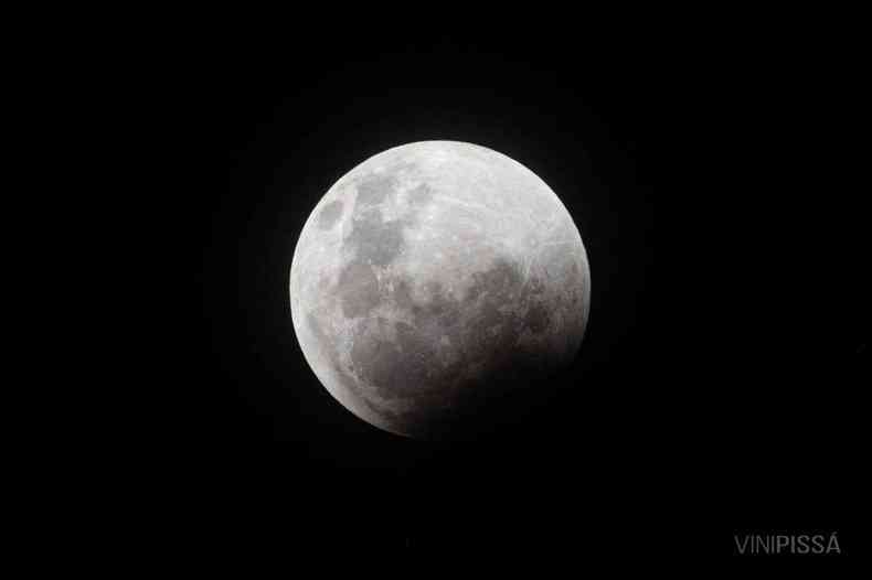 Foto do eclipse lunar