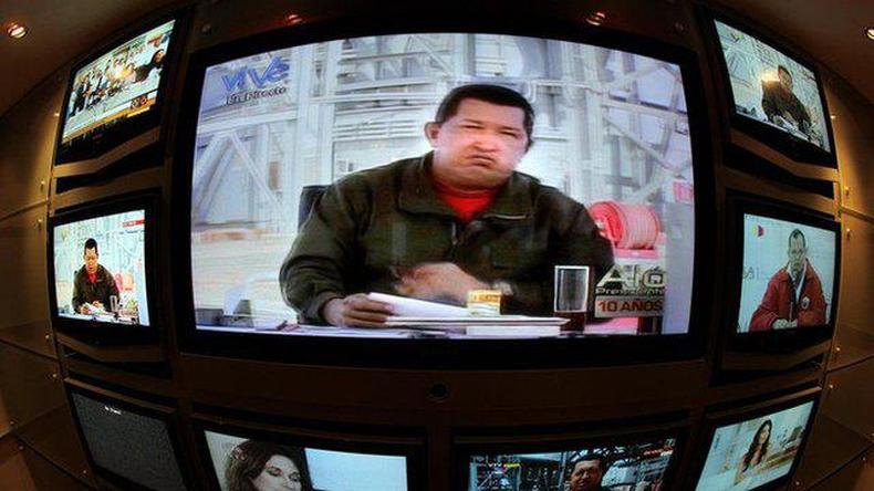 Chvez na TV venezuelana
