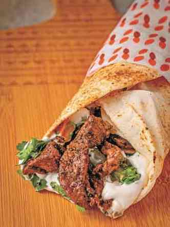 Sanduche de shawarma
