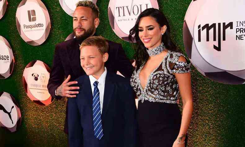 Neymar, Davi e Bruna