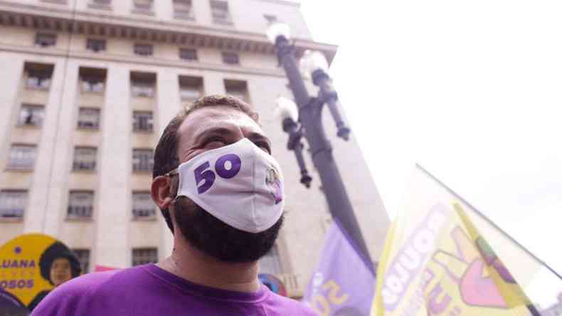 Boulos chamou ateno nos ltimos meses aps chegar ao segundo turno da disputa pela Prefeitura da capital no ano passado(foto: PSOL/Reproduo)