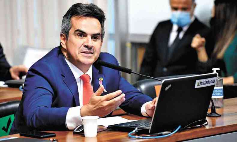 Ciro Nogueira se tornar o primeiro senador e primeiro poltico filiado ao PP a se tornar ministro no governo Bolsonaro(foto: MARCOS OLIVEIRA/AGNCIA SENADO - 21/10/20)