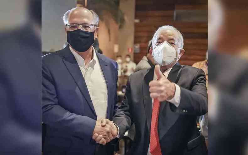 Alckmin e Lula do aperto de mos