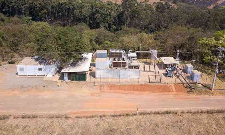 A usina de biogs de Santana do Paraso gera energia a partir do aterro sanitrio da cidade(foto: ENC/Divulgao)
