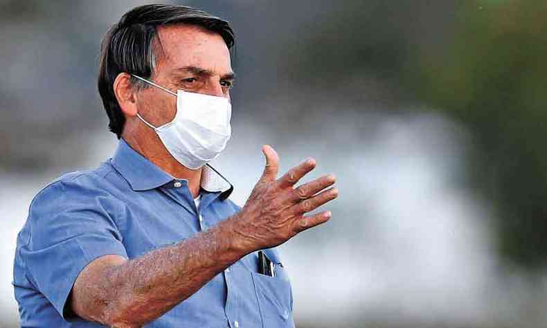 Bolsonaro deve dizer nas Nações Unidas o que o Brasil tem feito para combater as queimadas(foto: EVARISTO SÁ/AFP - 24/7/20)