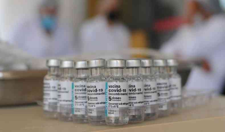 Nova remessa de vacinas chega a Minas Gerais nesta segunda-feira (30/8) (foto: Leandro Couri/EM/D.A Press)