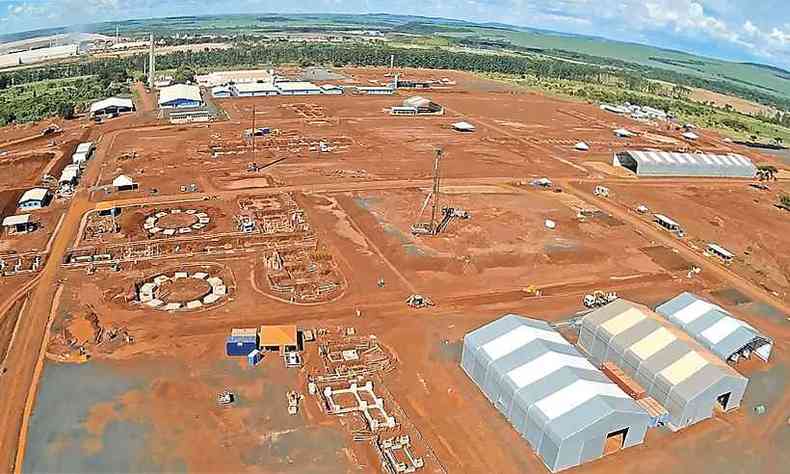 A planta de amnia de Uberaba fica numa rea de 1,1 milho de metros quadrados, no Distrito Industrial 3(foto: Reproduo da internet)