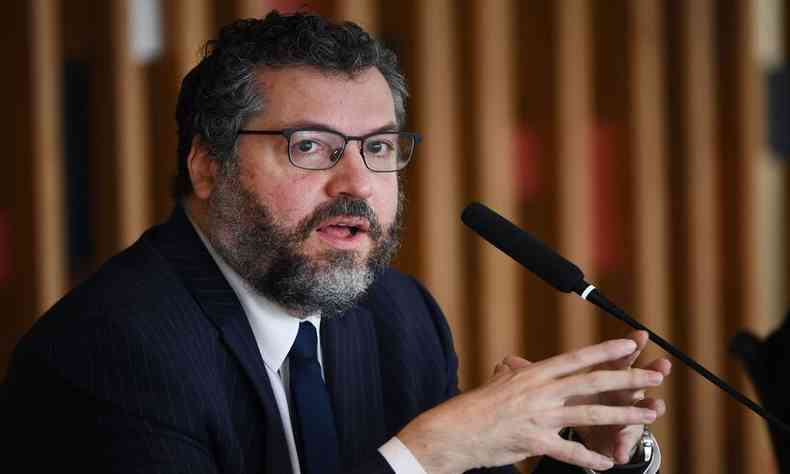 Ex-ministro das Relaes Exteriores, Ernesto Arajo (foto: AFP / EVARISTO SA )