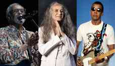 Festival rene Gilberto Gil, Maria Bethnia e Jorge Ben Jor em BH