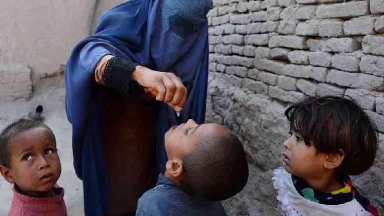 O poliovrus selvagem tipo 1 ainda est circulando no Afeganisto e no Paquisto, e tambm h o desafio dos casos derivados da prpria vacina
