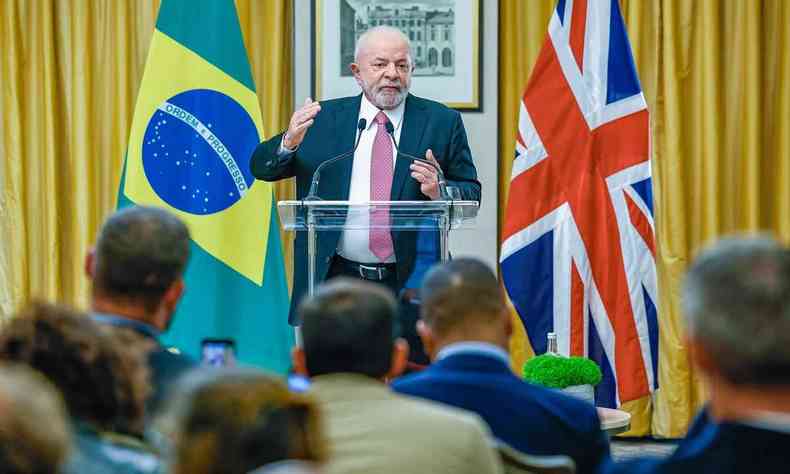 Presidente da Repblica, Luiz Incio Lula da Silva, durante Declarao  imprensa em Londres - Inglaterra, em 6/5/23