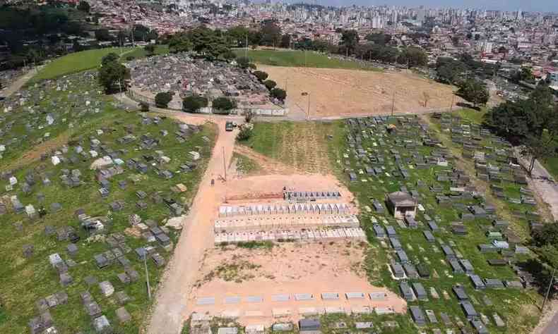Cemitrio da Saudade, na regio Leste de BH(foto: Matheus Parreiras/EM/D.A Press)