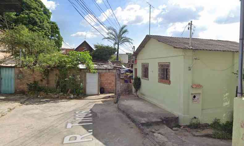Casa onde o incndio comeou(foto: Reproduo/Google Street View)