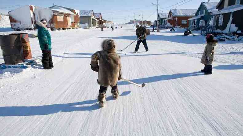 Muitas comunidades inutes, em Nunavut e em outros lugares, correm um risco muito maior de infeces(foto: Getty Images)