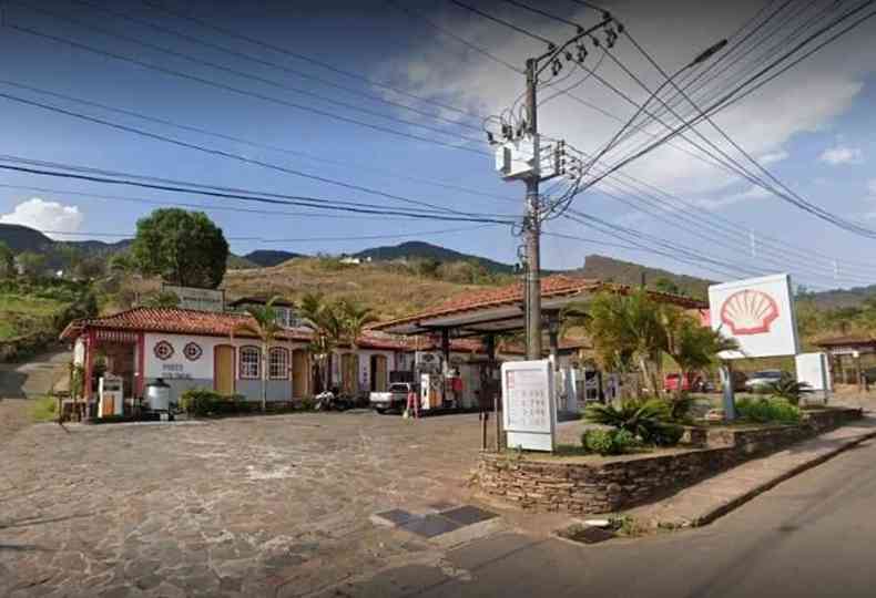 Posto de combustvel em Ouro Preto