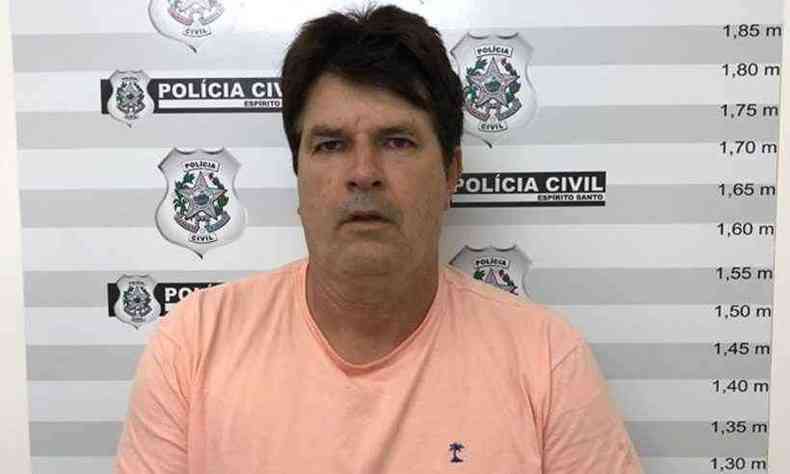 Vereador Marcos Alves de Lima est preso e foi indiciado pelo assassinato do prefeito de Naque(foto: Polcia Civil/Divulgao)