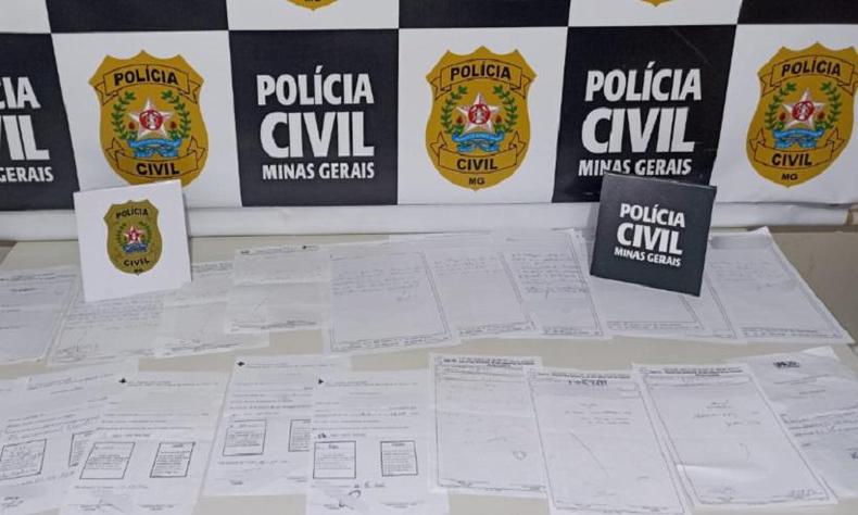 Atestados mdicos falsos apreendidos com grupo criminoso em So Sebastio do Paraso