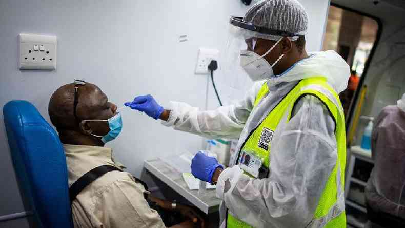 frica do Sul tem o maior nmero de infeces na frica(foto: AFP)