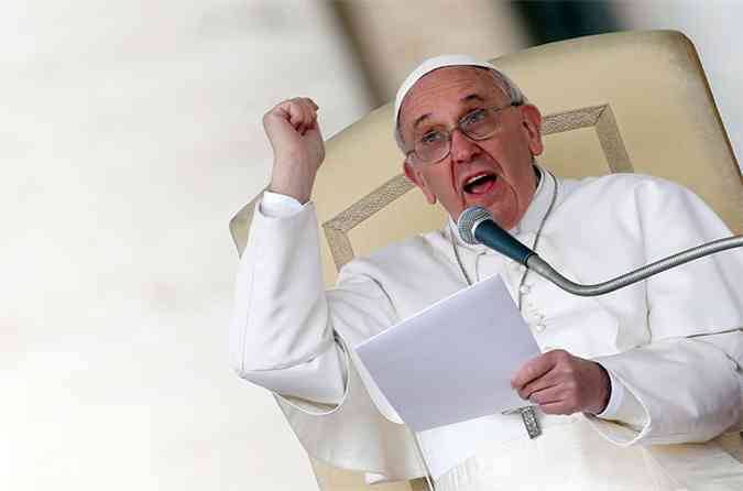 Partida homenagear o papa Francisco(foto: REUTERS/Stefano Rellandini )