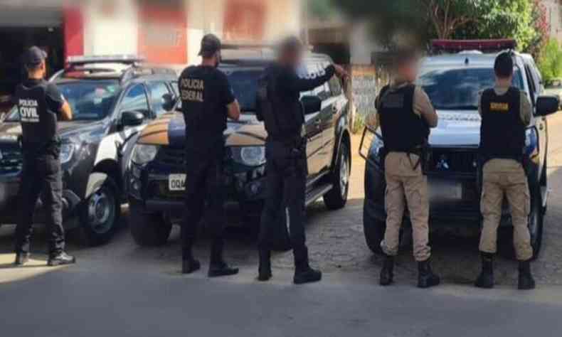 operao da Polcia Federal em conjunto com as polcias Civil, Militar e Penal de Minas Gerais
