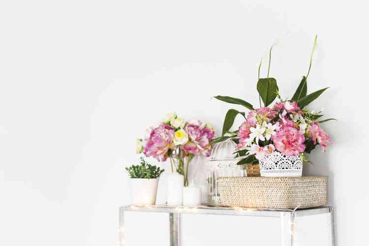 Escolha as suas flores preferidas para decorar a casa