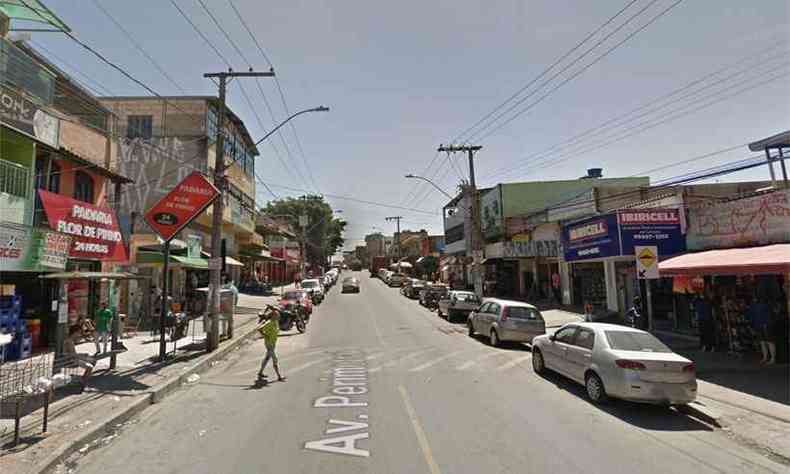 Avenida Perimetral, no Bairro Vila Pinho(foto: Reproduo da internet/Google Maps)