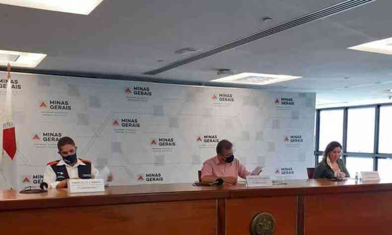 Anuncio foi feito na Cidade Administrativa nesta tarde(foto: Deborah Lima/EM/DA Press)