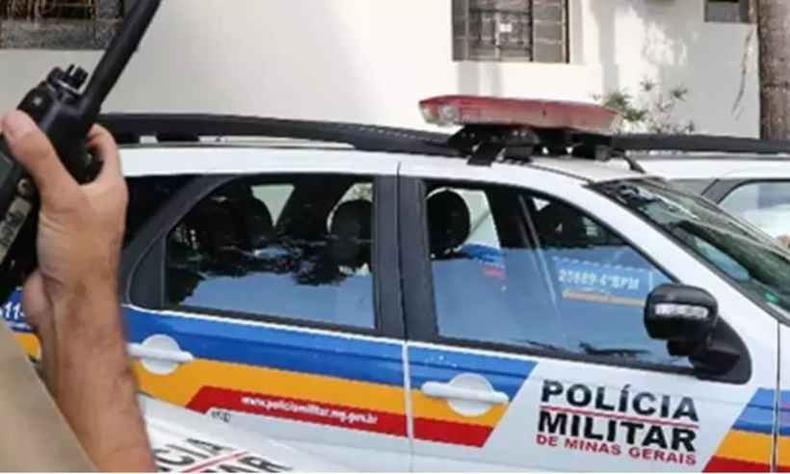 Filho encontrou mãe desacordada e acionou o Samu e a Polícia Militar(foto: Reprodução) viatura da polícia militar