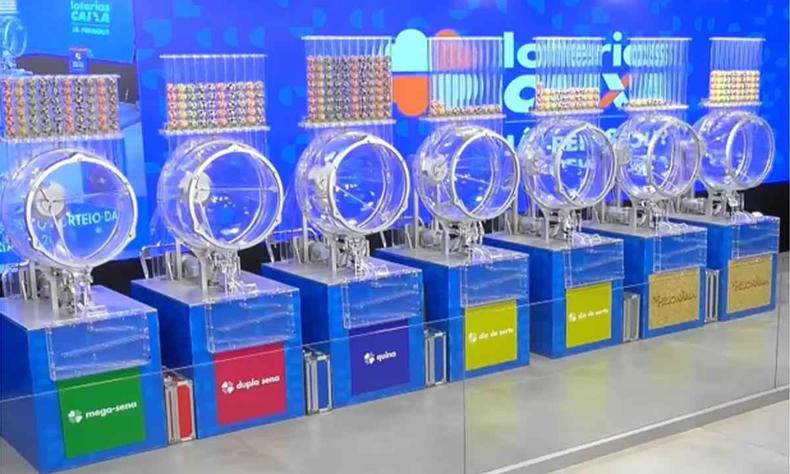 Mega-Sena sorteou prêmio de R$ 49,3 milhões(foto: Reprodução/Caixa) Espaço da Sorte Loterias Caixa