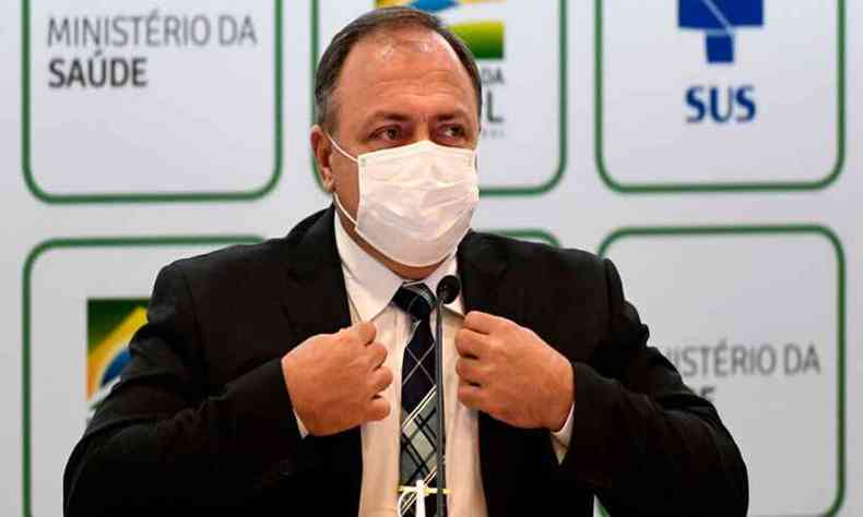 Pazuello deixa o ministrio aps muitas crticas de m gesto(foto: EVARISTO S/AFP)